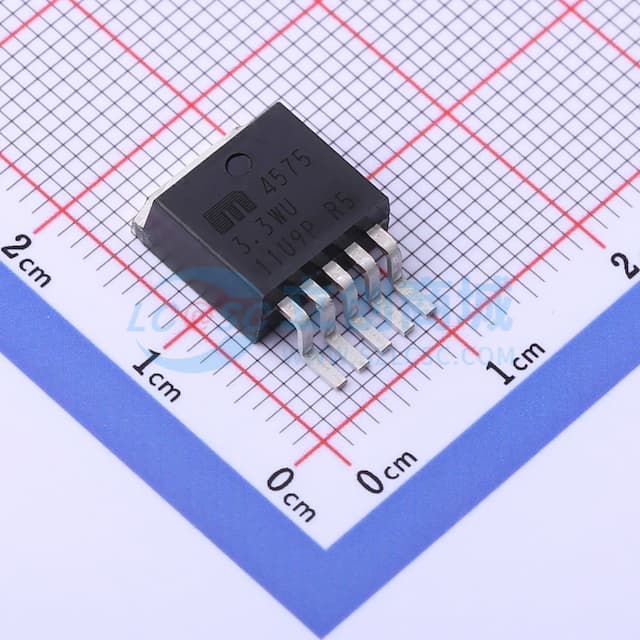 3.3V固定输出1A降压稳压器实物图