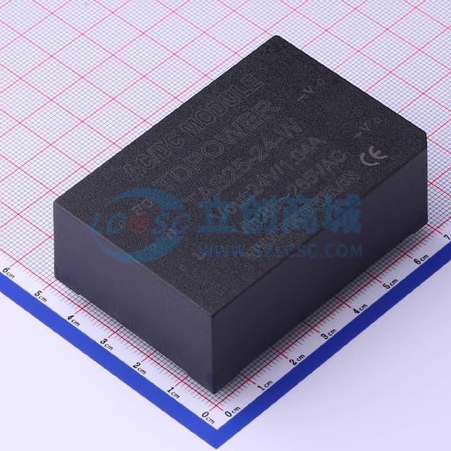 20W/25W AC-DC电源模块，宽压输入85～265VAC，100～370VDC 【电源】实物图
