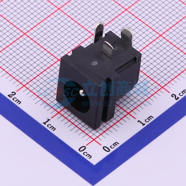 DC电源插座 内径:2mm 外径:7.3mm 【AC】实物图