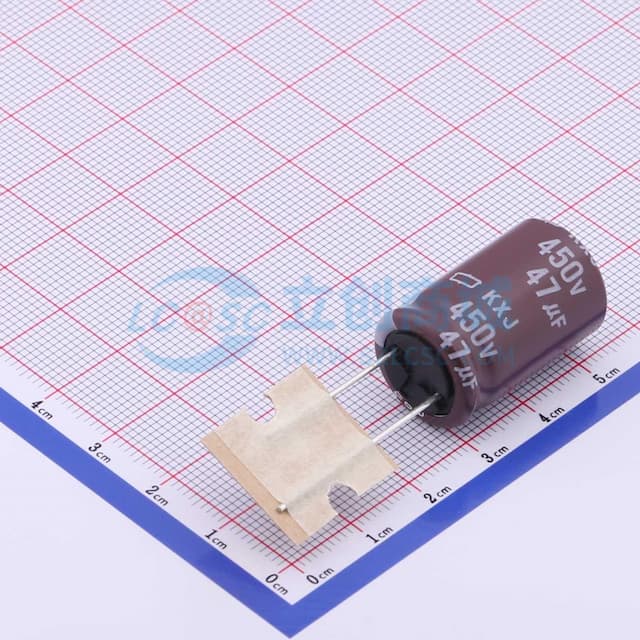 47uF ±20% 450V实物图