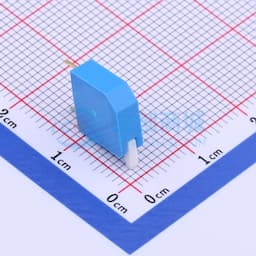 拨码开关蓝色01P-180度 立式直插侧拨琴键式1位DIP 【拨码】缩略图