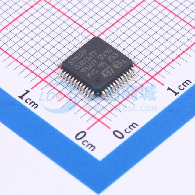 主流ARM Cortex-M0低压系列1,8V MCU，具有32 KB Flash、48 MHz CPU、USB和CEC功能实物图