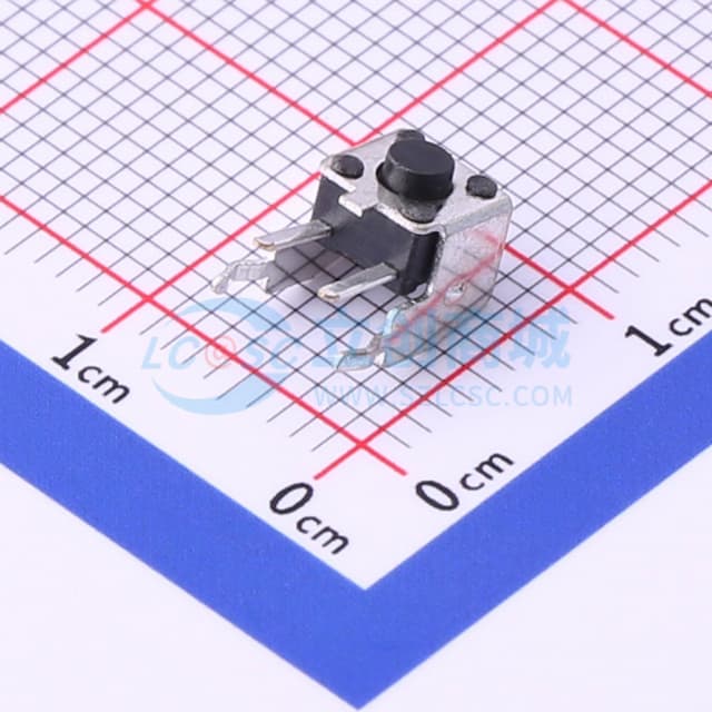 4.5*4.5*3.8mm 卧插 轻触开关 【轻触】实物图