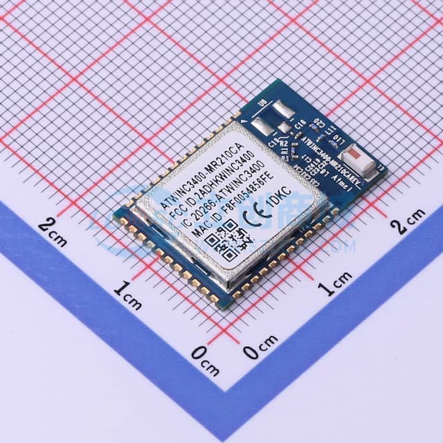 IEEE 802.11 b/g/n网络控制器与集成蓝牙低功耗模块实物图