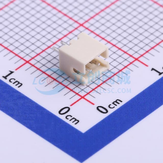 间距:1.5mm 1x2P 直插【插件】实物图