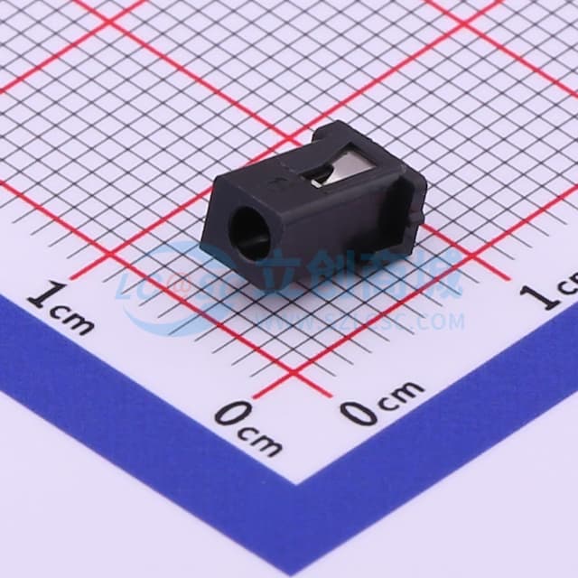 DC电源插座 内径:0.5mm 外径:2mm实物图