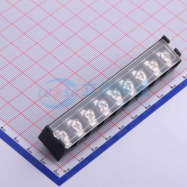 9.5mm 1x9P 每排P数:9 排数:1 直针 边脚 【栅栏】实物图