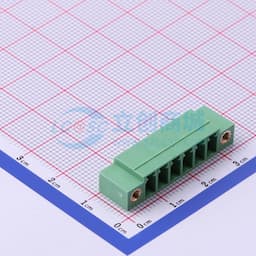 3.81mm 1x6P 排数:1 每排P数:6 螺丝固定 【插拔】缩略图