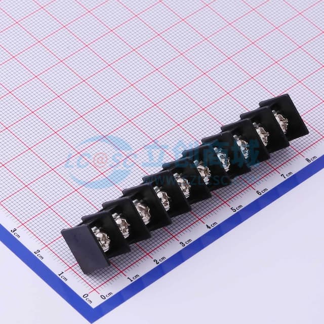 7.62mm 1x10P 每排P数:10 排数:1 直针 中脚 【栅栏】实物图