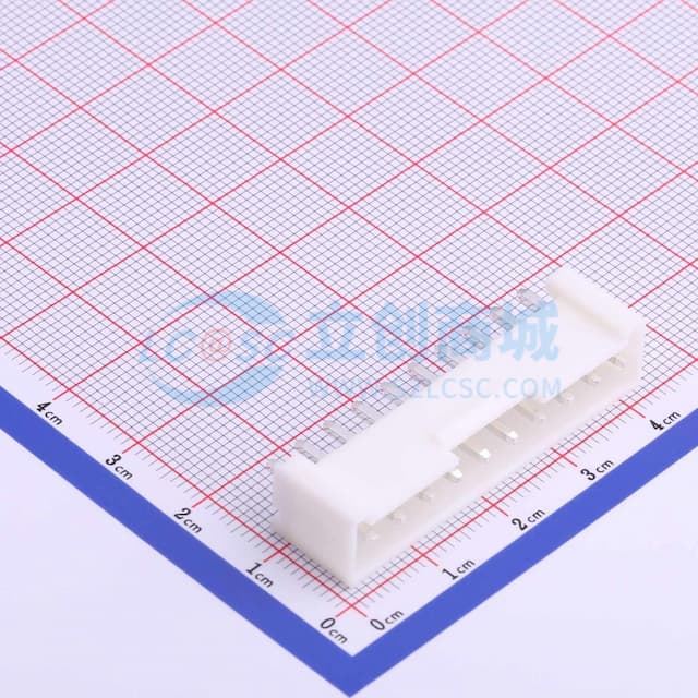 1x10P 间距:3.96mm 直插 系列:VH 【插件】实物图