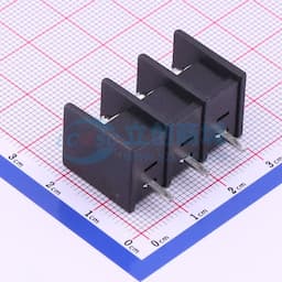9.5mm 1x3P 每排P数:3 排数:1 直针 边脚 【栅栏】缩略图