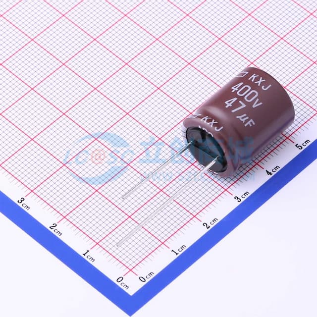 47uF ±20% 400V实物图