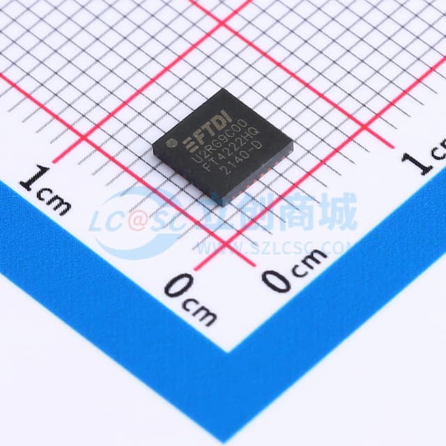 FT4222H USB2.0到QuadSPI/I2C桥接IC实物图