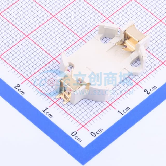 白色 电池底座 适用电池:CR2032实物图