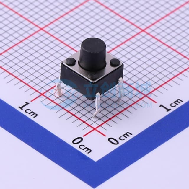 6*6*6.5mm 直插 轻触开关 【轻触】实物图