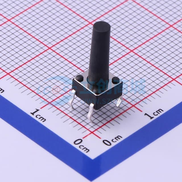 6*6*15mm 直插 轻触开关 【轻触】实物图