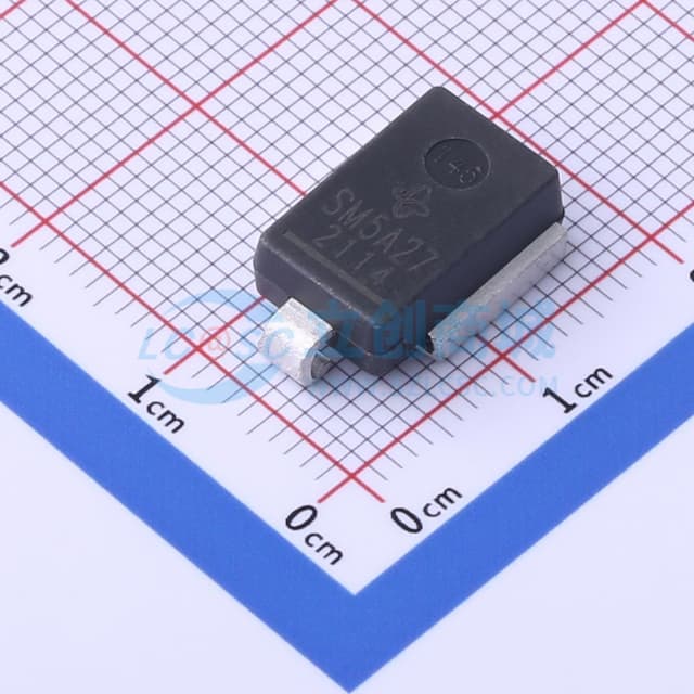 单向TVS 22V截止 峰值浪涌电流：55A@8/20us实物图