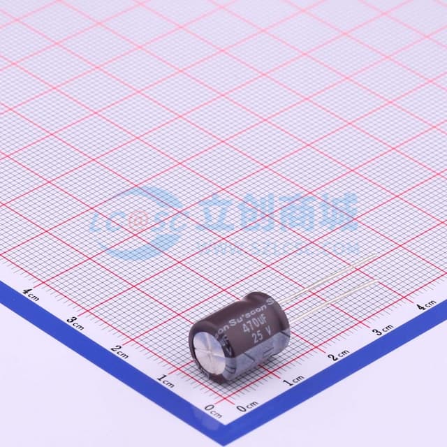 470uF ±20% 25V实物图