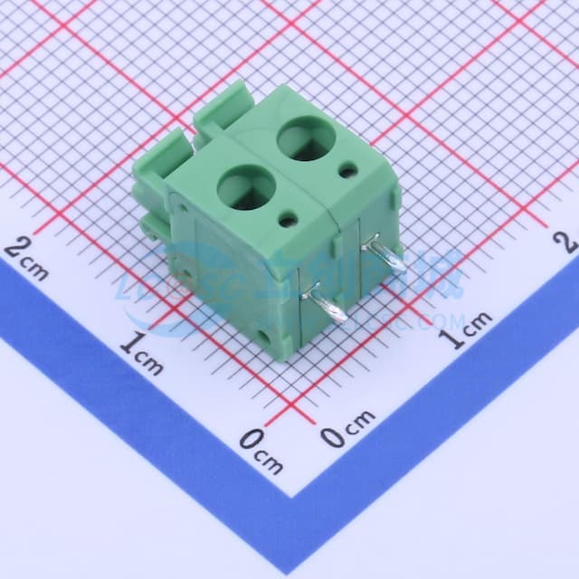1x2P 5mm 每排P数:2 排数:1 【弹簧】实物图