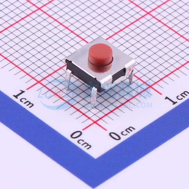 6.2*6.2*3.4mm 直插 轻触开关 【轻触】实物图