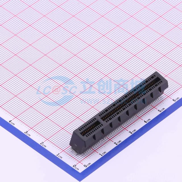 PCIE4.0 卡边缘连接器 PCI-E 卡边缘连接器 SMT TYPE实物图