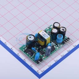 双路输出裸板开关电源，5V0.5A+12V0.2A，5W，(输入输出带90°弯针)缩略图