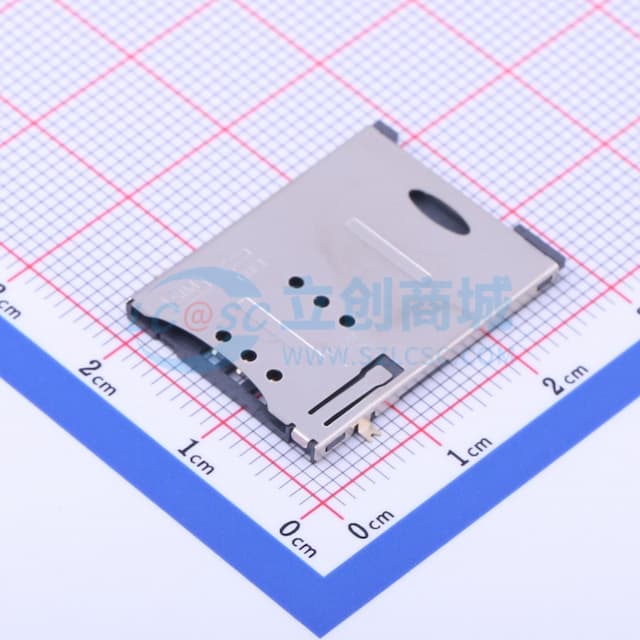自弹式 MiniSIM卡 卡座实物图