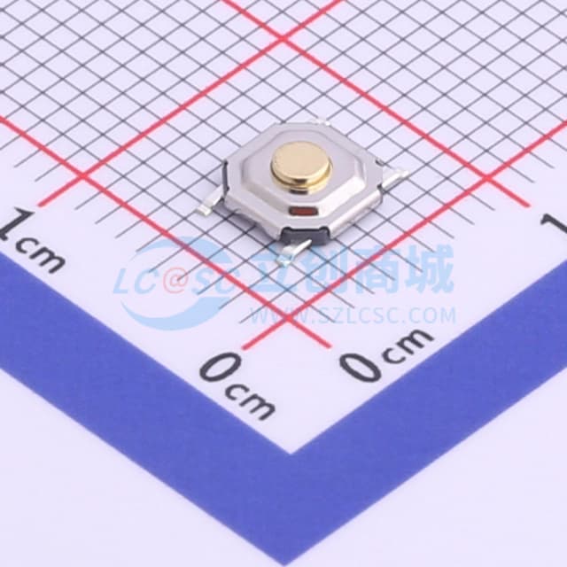 5.2*5.2*1.6mm 立贴 轻触开关实物图
