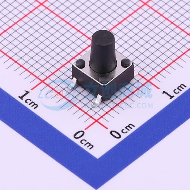 6*6*8.5mm 立贴 轻触开关实物图