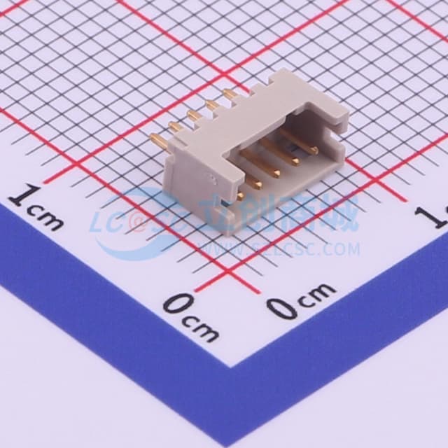 1x5P 间距:1.25mm 直插 【插件】实物图