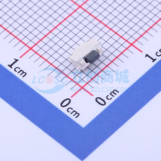 4.7*1.85*3.2mm 卧贴 轻触开关实物图