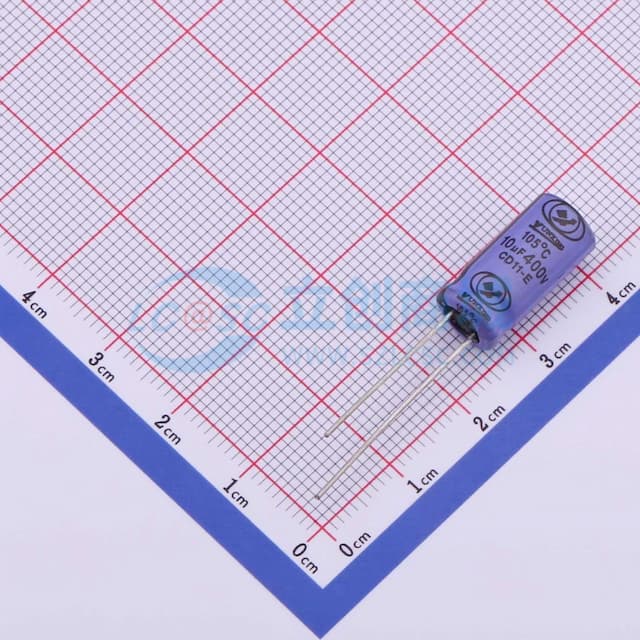 10uF ±20% 400V 【插件】实物图