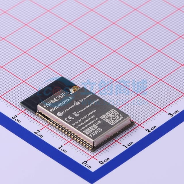 通用型Wi-Fi+BT+BLE MCU模组实物图