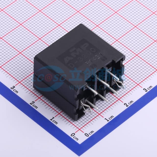 2x3P 间距:5.08mm 直插 【插件】实物图