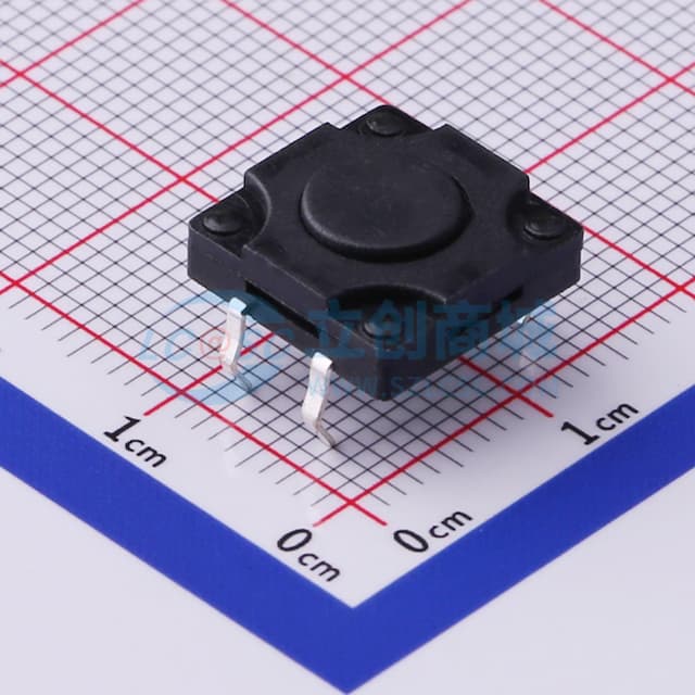 12*12*4.3mm 直插 轻触开关 【轻触】实物图