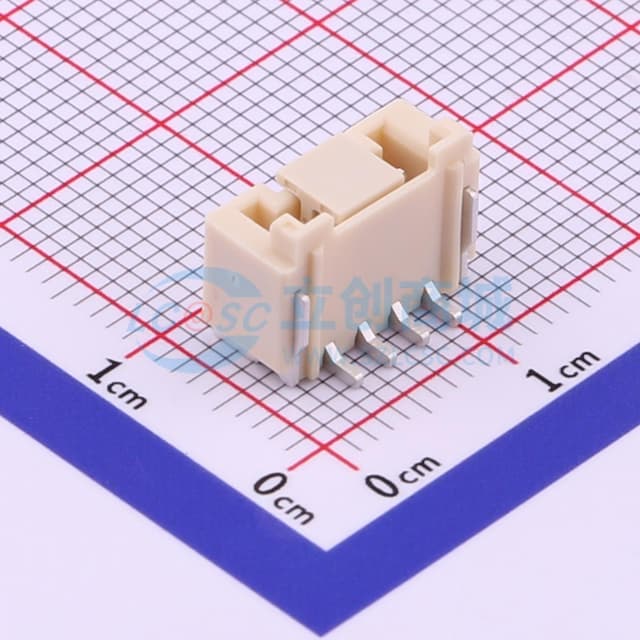 1x4P 间距:2mm 立贴实物图