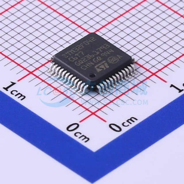 主流ARM Cortex-M0 USB系列MCU，具有32 KB Flash、48 MHz CPU、USB、CAN和CEC功能实物图