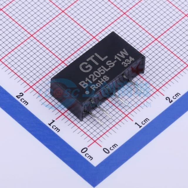 DC-DC模块电源 定电压输入，隔离非稳压单路输出【插件】实物图