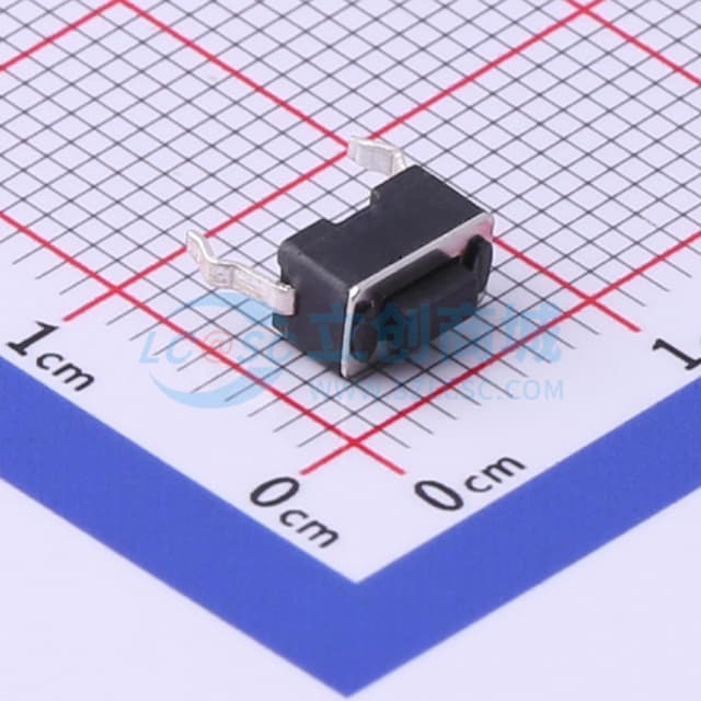 3*6*4.3mm 直插 轻触开关 【插件】实物图