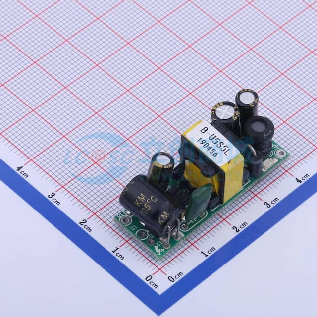 ESHION(禹舜)裸板开关电源 5V800mA电源模块(输入输出留孔) 【插件】实物图