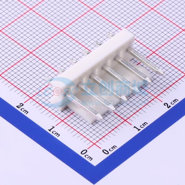 1x6P 间距:3.96mm 直插 【插件】实物图
