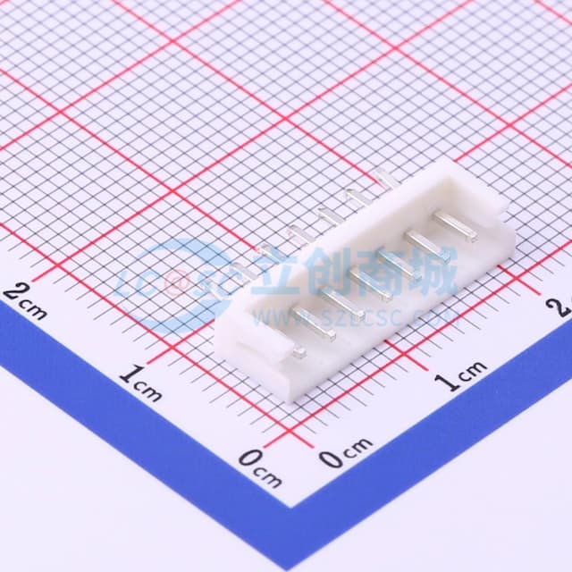 1x7P 间距:2.5mm 直插 【插件】实物图