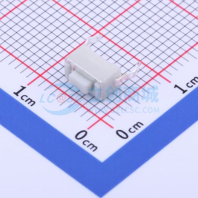 6.1*3.5*4.3mm 直插 轻触开关 【插件】实物图