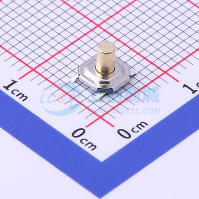 5.2*5.2*4.3mm 立贴 轻触开关实物图
