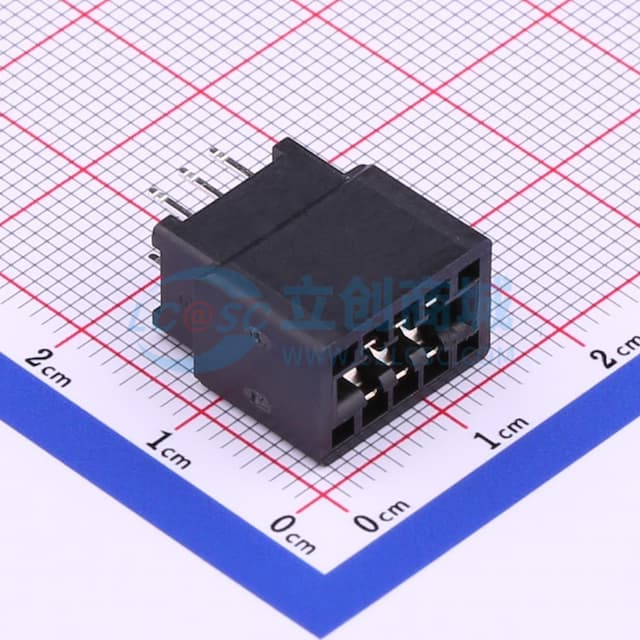 ISA SLOT 金手指连接器 2.54间距 DIP G/F P数:6P【插件】实物图