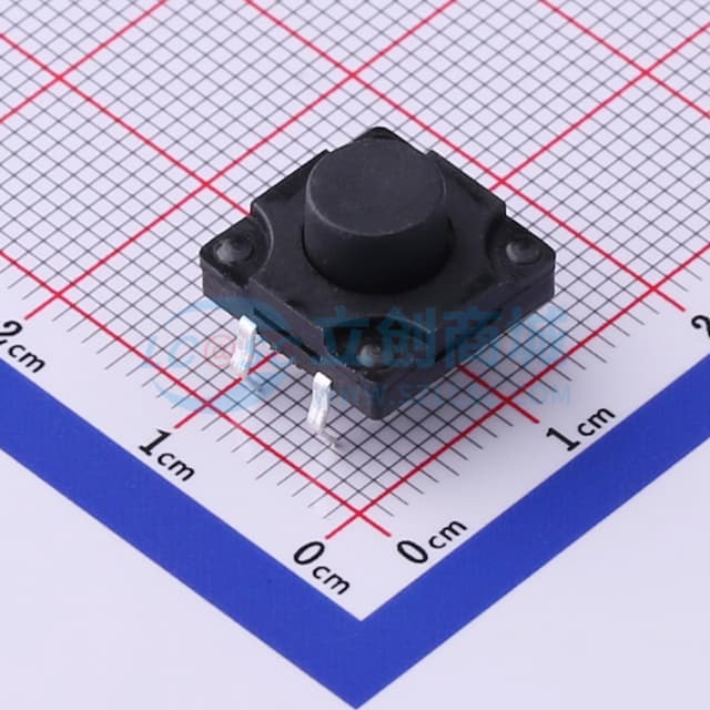 12*12*7mm 直插 轻触开关 【轻触】实物图