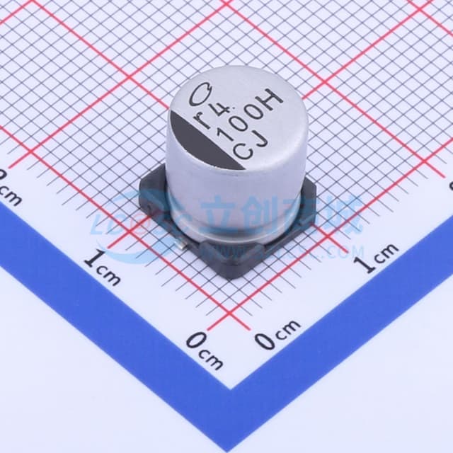 100uF ±20% 50V实物图