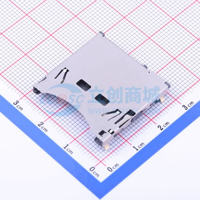 自弹式 标准SD卡 卡座实物图