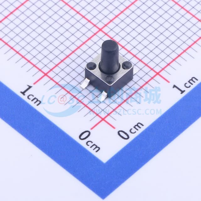 4.5*4.5*7mm 立贴 轻触开关实物图