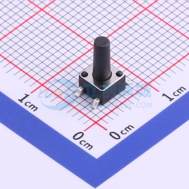 4.5*4.5*9mm 立贴 轻触开关实物图
